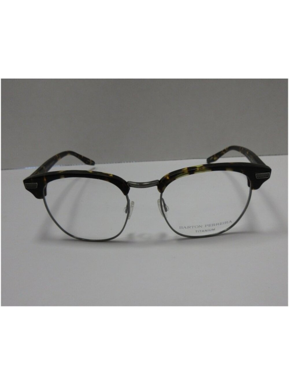 Barton Perreira Eyeglasses Coxsone Titanium Rectangular 51-18-145 NEW